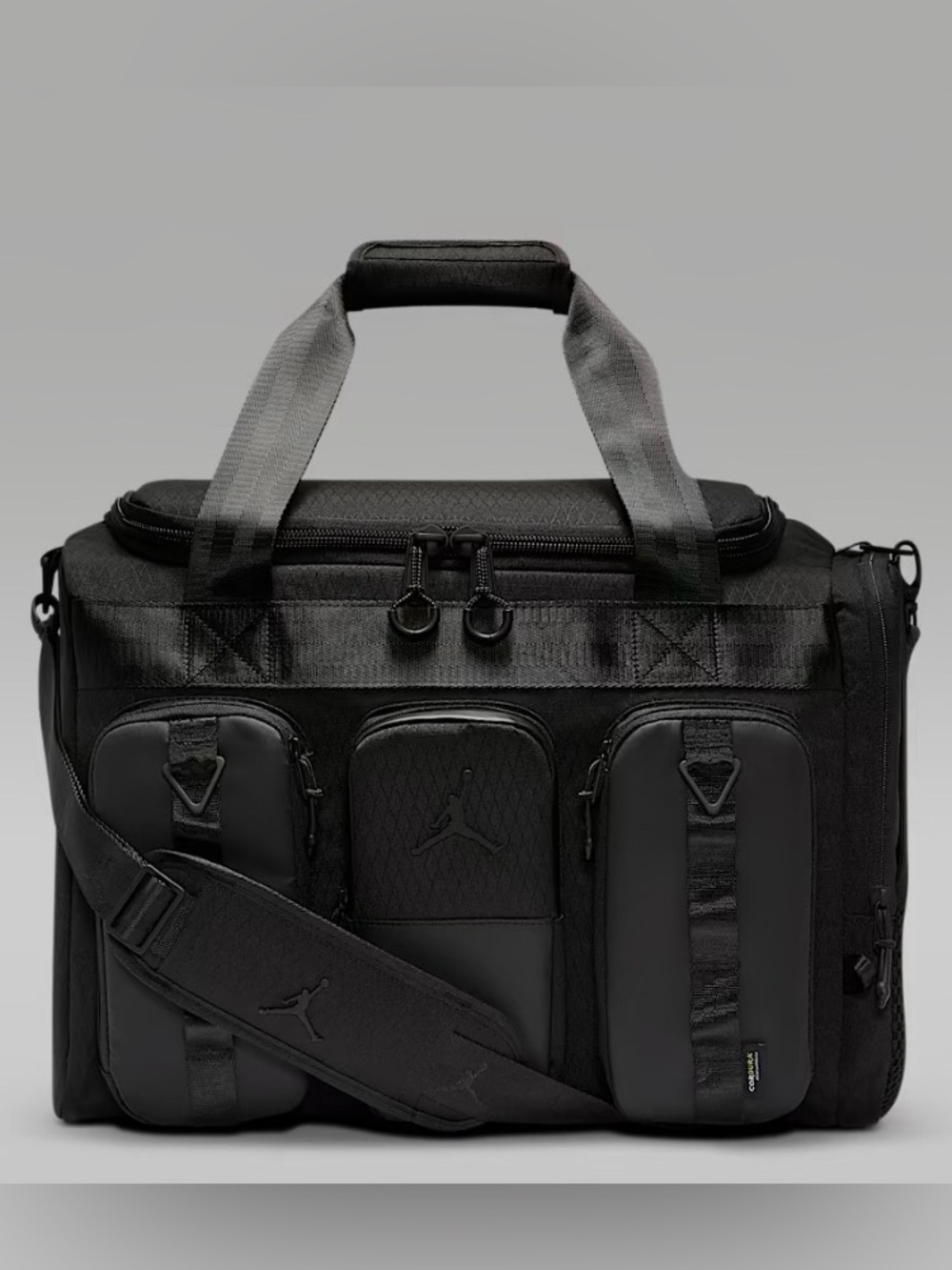 Jordan Collectors Black Men's Duffel Bag with Front Pockets